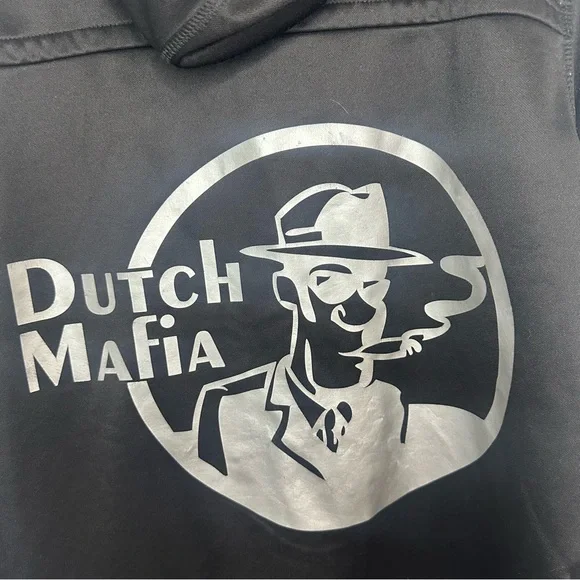 Dutch Bros Men’s XL Storm-tech Heavy Duty Zip Up Jacket Dutch Mafia OG GP 1992